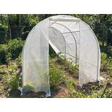 Plastic Freestanding Greenhouses Dancover Polytunnel 6m² GH16030 Stainless steel Plastic