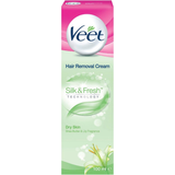 Nourishing Hair Removal Products Veet Silk & Fresh Hair Removal Cream for Dry Skin 100ml