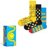 Happy Socks Smiley Gift Set 3-pack - Blue/Yellow