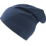 Atlantis Extreme Reversible Jersey Slouch Beanie - Navy/Grey