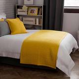 Yellow Bedspreads Belledorm Crompton Bedspread Yellow (220x70cm)