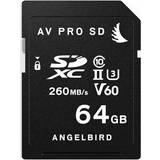 SD Memory Cards Angelbird SD AV PRO UHS-II V60 64GB