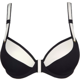PrimaDonna Women Swimwear PrimaDonna Swim Istres Tulip Seam Plunge Bikini Top - Black