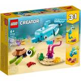 Turtles Building Games Lego Creator 3 in 1 Dolphin & Turtle 31128