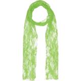 Bristol Novelty 80s Neon Lace Scarf Green