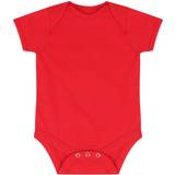 9-12M Bodysuits Children's Clothing Larkwood Baby's Short Sleeve Bodysuit - Red (LW055)