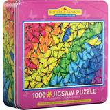 Metal Classic Jigsaw Puzzles Eurographics Metal Box Butterfly Rainbow 1000 Pieces