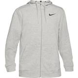 Nike Dri-FIT Full-Zip Training Hoodie Men - Dark Grey Heather/Black