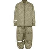 Green Winter Sets Children's Clothing CeLaVi Basic Thermo Set - Khaki (3555-930-122)