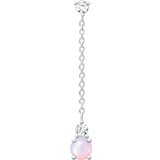 Opal Earrings Thomas Sabo Charm Club Single Earring - Silver/Pink/Transparent