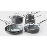 Cookware on sale GreenPan Valencia Pro Cookware Set with lid 11 Parts