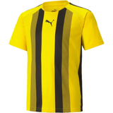Stripes T-shirts Children's Clothing Puma Teamliga Striped Youth Football Jersey - Cyber Yellow/Black (704927-07)