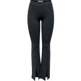 Slit Trousers Only Paige Life Front Slit Trousers - Black