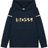 Hugo Boss Hoodies Children's Clothing Hugo Boss Golden Logo Hoodie - Navy/Gold (J25N72-849)