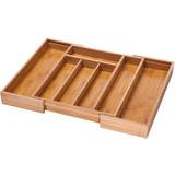 Beige Cutlery Trays Honey Can Do Expandable Cutlery Tray