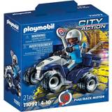Cities Play Set Playmobil City Action Police Quad 71092