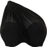 Polyester Swimwear Curvy Kate Wrapsody Bandeau Bikini Top - Black