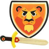 Animals Toy Weapons Vilac Wooden Sword & Shield Lion