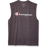 Unisex Tank Tops Champion Classic Graphic Muscle Script Logo T-shirt Unisex - Granite Heather