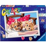 Cats Crafts Ravensburger CreArt Two Cuddly Cats