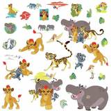 Wall Decor RoomMates Disney The Lion Guard Peel and Stick Wall Decals