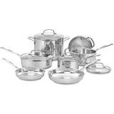 Cuisinart Cookware Sets Cuisinart Chef's Classic Cookware Set with lid 11 Parts