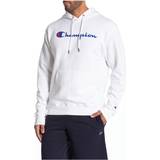 Champion Clothing Champion Powerblend Script Logo Hoodie - White