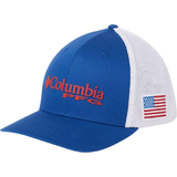 Columbia PFG Mesh Ball Cap - Mountain Blue/Usa Flag