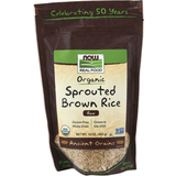 Pasta, Rice & Beans Now Foods Organic Sprouted Brown Rice