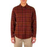 Hurley Men's Portland Flannel Shirt - Redstone
