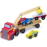 Wooden Toys Tow Trucks Melissa & Doug Magnetic Car Loader
