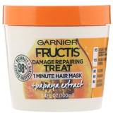 Garnier Hair Masks Garnier Fructis Damage Repairing Treat 1 Minute Hair Mask Papaya Extract 100ml
