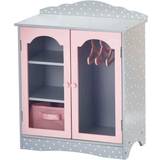 Doll Accessories Dolls & Doll Houses Teamson Kids Olivia's Little World Polka Dots Princess Toy Closet with Hangers