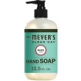 Paraben Free Hand Washes Mrs. Meyer's Clean Day Liquid Hand Soap Basil 370ml