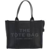 Black Handbags Marc Jacobs The Leather Large Tote Bag - Black