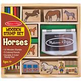 Wooden Toys Creativity Sets Melissa & Doug Horses Stamp