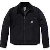 Brown Work Wear Carhartt Relaxed Fit Duck Blanket Lined Detroit Jacket