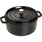 Mixed Set Cookware Staub Cocotte with lid 5.25 L 26 cm