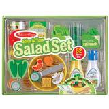 Fabric Food Toys Melissa & Doug Slice & Toss Salad Set