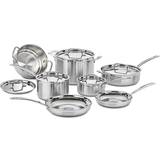 Cuisinart Multiclad Pro Tri-Ply Cookware Set with lid 12 Parts