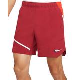 Nike Court Slam Tennis Shorts Men - Pomegranate/Habanero Red/White/White