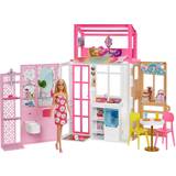Mattel Dollhouse Accessories Dolls & Doll Houses Mattel Barbie House with Accessories HCD48