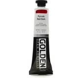 Golden OPEN Acrylic Colors pyrrole red dark 2 oz. tube