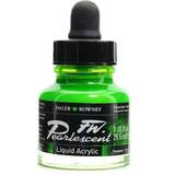 FW Pearlescent and Shimmering Liquid Acrylic macaw green 1 oz