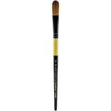 Dynasty Black Gold Series Synthetic Brushes Short Handle 1 2 in. oval wash