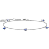 Glass Bracelets Thomas Sabo Charm Club Delicate Bracelet - Silver/Blue