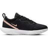 Fabric Racket Sport Shoes Nike Court Zoom Pro W - Black/White/Metallic Red Bronze