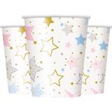 Unique Party Paper Cups Twinkle Twinkle Little Star 266ml 8pcs