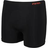 Zone3 Seamless Support Boxers - Black/Orange