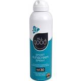 Sensitive Skin Tan Enhancers Elemental Herbs All Good Sport Sunscreen Spray SPF 30 6 fl oz